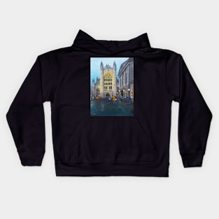 Bath Abbey at Dusk Kids Hoodie